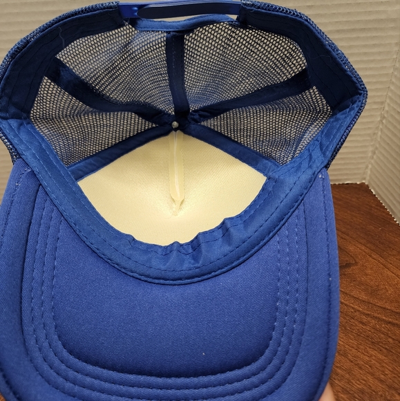 Vintage blue trucker Hat Snapback Trucker Cap - Picture 5 of 6